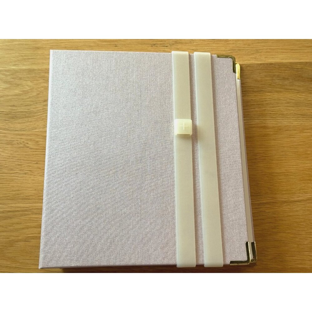 Russell + Hazel Bookcloth Mini 3 Ring Binder + Inserts, Peony
